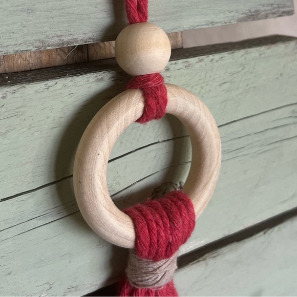 Christmas Tree Ornament // Hand Made Macrame - Picture 3 of 3